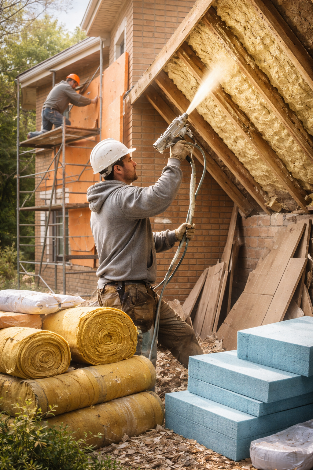 Утепление домов в Якутске под ключ от 4374 руб/м2 | Профессионально — ТепломастерКтс