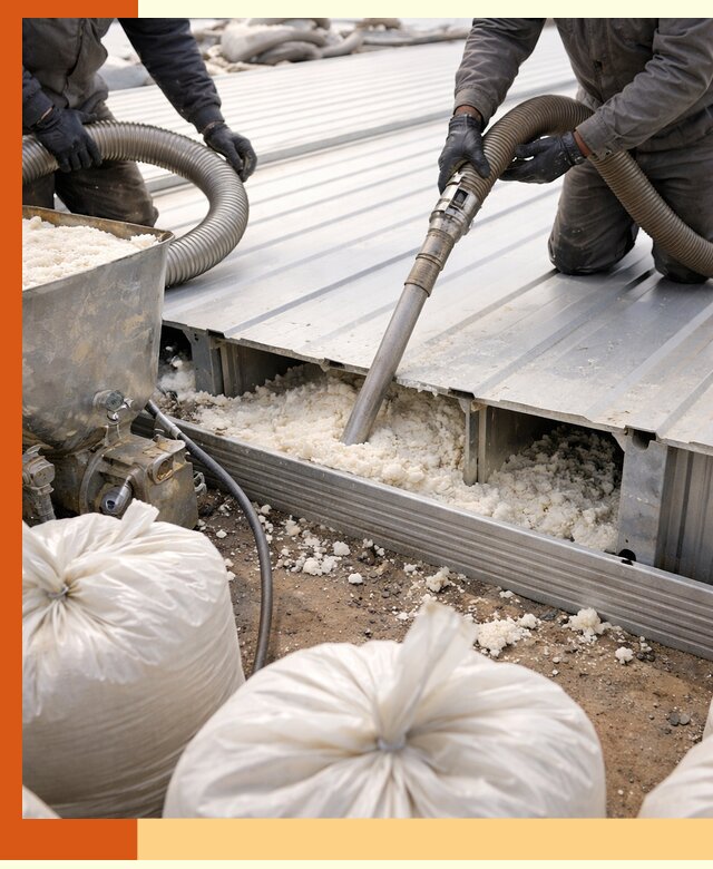 Заполнение пустот кровельных панелей пенными и мокрыми герметиками в Якутске