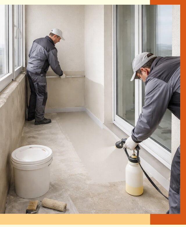 Утепление балкона жидкой теплоизоляцией в Якутске от 5989 руб./м2 | ТепломастерКтс